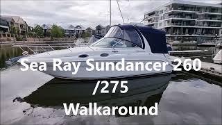 SeaRay Sundancer 260 / 275 Walkaround