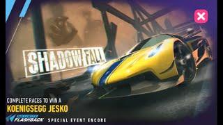 NFS No Limits | NFSNL | Walk-through: Shadow Fall | Koenigsegg Jesko | 308 gold spent | Day 6 Forces