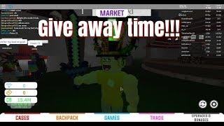 Roblox- Case Clicker Give away!!