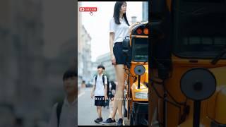 AI Mini Giantess #sizedifference #tallwoman #giantess #minigiantess #tallgirl #heightcomparison