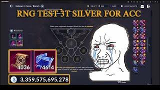 Black Desert Mobile | RNG Test 3T Silver For Accessory +9