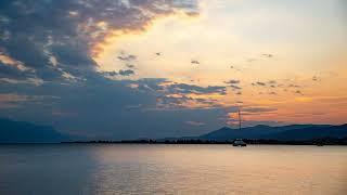 4K Sunset Timelapse at Platanias, Greece, August 07 2024AD