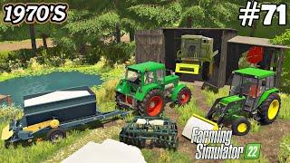 1970'S.New INVESTMENTS. New MACHINES. New BUILDINGS. Farming imulator 22. FS 22. Timelapse. Ep 71