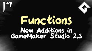 Functions - GameMaker Tutorial