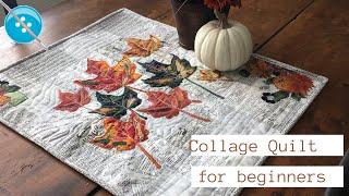 Collage Quilt for Beginners, Stitch my Photo