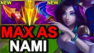 Wild Rift China Nami Support - NEW Lethal Tempo Nami Build Runes - Insane Max On Hit Nami