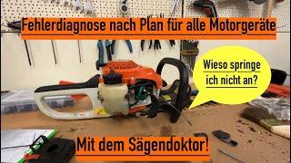 STIHL Fehlersuche Diagnoseleitfaden alle Typen #stihl #kettensäge #motorsäge #husqvarna #sägendoktor