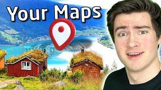 Playing Your OUTRAGEOUS GeoGuessr Maps - Free Play Along