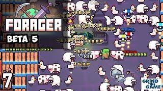 Let's Play FORAGER (Beta 5)  #7 - Leveling Fast