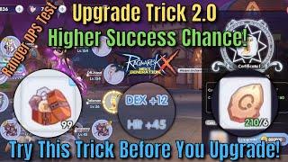 Upgrade Trick 2.0 | Higher Success Chance | Ranger DPS Test - Ragnarok X Next Generation [ROX]