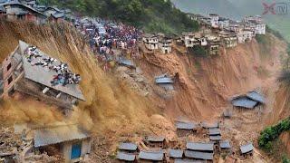 No Mercy: JAW-DROPPING Landslide & Flood SWALLOW Entire Village in China!