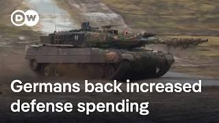 What does Germany want to spend its increased defense budget on? | DW News