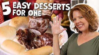 5 Easy Desserts For One - You will want dessert everyday!