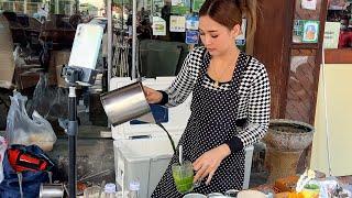 Beautiful Coffee Lady!! The Best Coffee & Thai Milk Tea in Bangkok - PloySai_Coffee