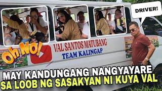 HALA! MAY NAGKANDUNGAN SA LOOB NG SASAKYAN NI KUYA VAL