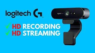 Logitech BRIO: How to Record & Live Stream in 1080p (OBS Studio Tutorial & Setup Guide)