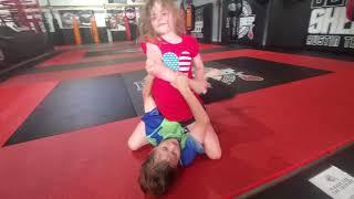 04/27/24 Peyton Priscilla Wrestle for 12mins #kidswrestling #jiujitsu #wrestling