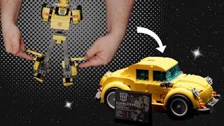 How to transform from Bumblebee to car with the new LEGO® Transformers Bumblebee set!