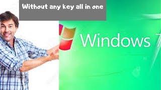 How to Install windows 7 activated iso (all in one) from USB