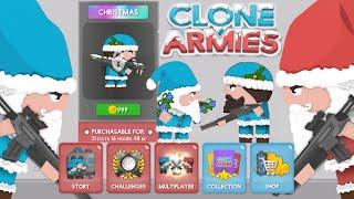 Большое зимнее обновление Clone Armies Battle Game! Новая арена, скины и новый клон