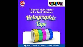 Transform Your Creations with a Touch of Sparkle – Cellux Holographic Tape