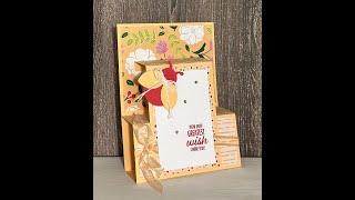 March Simply Stamping - Lucky Lady 3D Fun-Fold Card