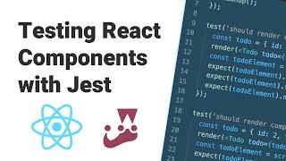 React Testing Tutorial (Jest + React Testing Library)