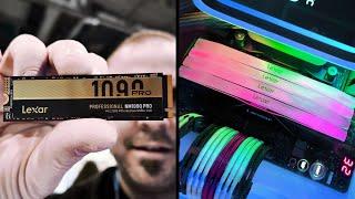 A Faster Gen5 SSD and a Cheaper Gen4 One (and new RAM!) Lexar @ CES 2025