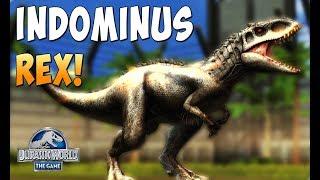 Выводим Индоминус Рэкса!! - Jurassic World the Game #34