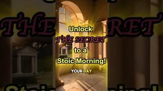 10 Stoic Habits to Transform Your Mornings! #stoicismjourney