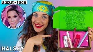 ABOUT FACE REVIEW HALSEY'S MAKEUP LINE ‍