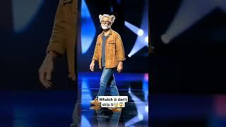 Amazing America's got talent  transform  into a lion Shorts #shorts #viralvideo #amazing #dance