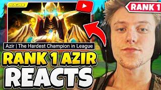 Rank 1 Azir reacts to "Azir | The Hardest Champion in League" from theScore esports