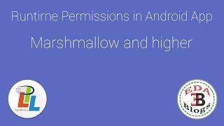 Runtime Permission in Android Marshmallow Example