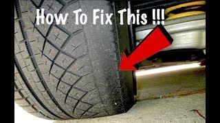 BMW Rear Tire Wear Fix Control Arm Replacement And Wheel Alignment DIY