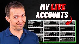 My Live accounts with the Top 10 Robots App