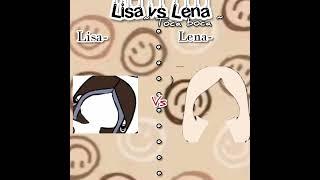 Lisa vs Lena  |toca boca