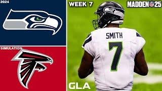 Seahawks vs. Falcons | Week 7 Simulation | Davante Adams Madden 25 Gameplay