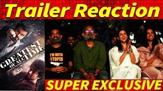 THE GOAT TRAILER REACTION | Thalapathy Vijay, Venkat Prabhu, AGS, #thegreatestquotesofalltime