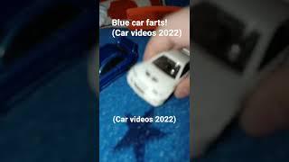 Blue car farts! (Car videos 2022) #shorts