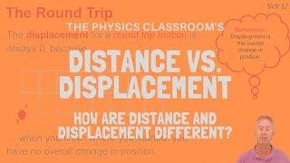 Distance vs. Displacement