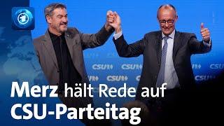 Rede auf Parteitag: CDU-Chef Merz, die CSU und das „neue Miteinander“