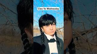 Cleo vs. Wednesday ‍️ #shorts #h2ojustaddwater #wednesday #mermaid