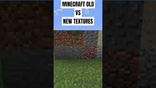 Minecraft OLD vs NEW Textures #minecraft #shorts #minecraftshorts