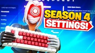 BEST Season 4 PC Keyboard & Mouse Settings, Sensitivity + Keybinds In Fortnite!