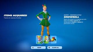 How To Get Snowbell Elf Skin NOW FREE In Fortnite! (Unlock LEGO Snowbell Elf Style)