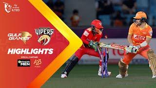 ILT20 S3 | हिंदी - Cricket Highlights | James Vince और Lockie Ferguson | GG vs DV - M 05 | 14th Jan