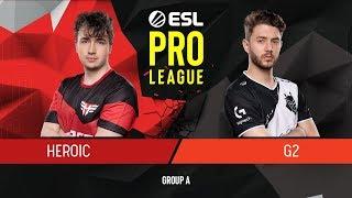 CS:GO - G2 Esports vs. Heroic [Vertigo] Map 1 - Group A - ESL Pro League Season 9