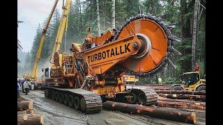 Extreme Logging Trucks | Extreme Dangerous Fastest Big Chainsaw Cutting Tree Machines | TurboTalk