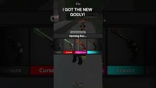 I GOT THE VAMPIRE'S GUN ALREADY OMG! #mm2 #unboxing #newgodly #godly #mm2update